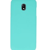 Coque TPU couleur pour Samsung Galaxy J7 2018 Turquoise