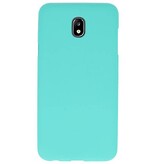Custodia in TPU a colori per Samsung Galaxy J7 2018 Turchese