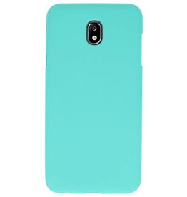 Color TPU Hoesje voor Samsung Galaxy J7 2018 Turquoise