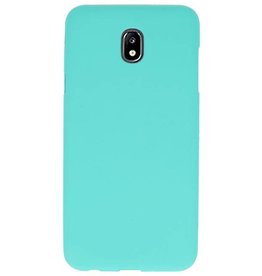 Coque TPU couleur pour Samsung Galaxy J7 2018 Turquoise