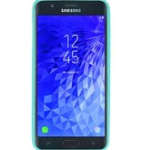 Coque TPU couleur pour Samsung Galaxy J7 2018 Turquoise