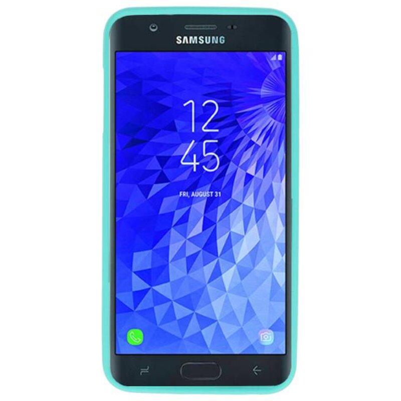 Custodia in TPU a colori per Samsung Galaxy J7 2018 Turchese