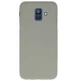 Custodia in TPU a colori per Samsung Galaxy A6 2018 Grigio