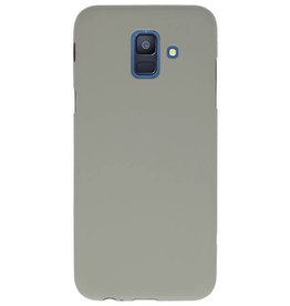 Farb-TPU-Hülle für Samsung Galaxy A6 2018 Grey