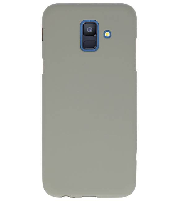 Farb-TPU-Hülle für Samsung Galaxy A6 2018 Grey