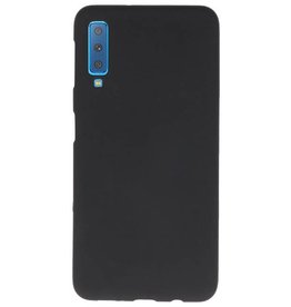 Farb-TPU-Hülle für Samsung Galaxy A7 2018 Black