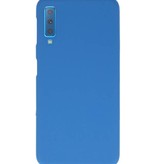 Farve TPU Taske til Samsung Galaxy A7 2018 Navy