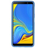 Coque TPU Couleur pour Samsung Galaxy A7 2018 Marine