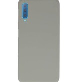 Color TPU Case for Samsung Galaxy A7 2018 Gray