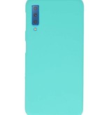 Color TPU Hoesje voor Samsung Galaxy A7 2018 Turquoise