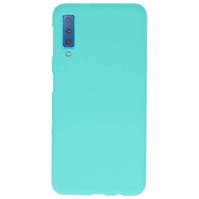 Funda TPU en color para Samsung Galaxy A7 2018 turquesa