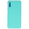 Coque TPU couleur pour Samsung Galaxy A7 2018 Turquoise