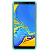Funda TPU en color para Samsung Galaxy A7 2018 turquesa