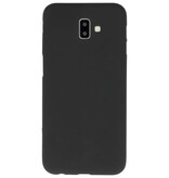 Coque TPU Couleur pour Samsung Galaxy J6 Plus Noir
