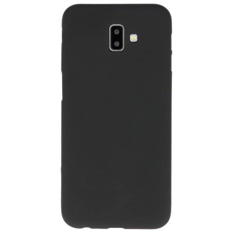 Farve TPU Taske til Samsung Galaxy J6 Plus Black