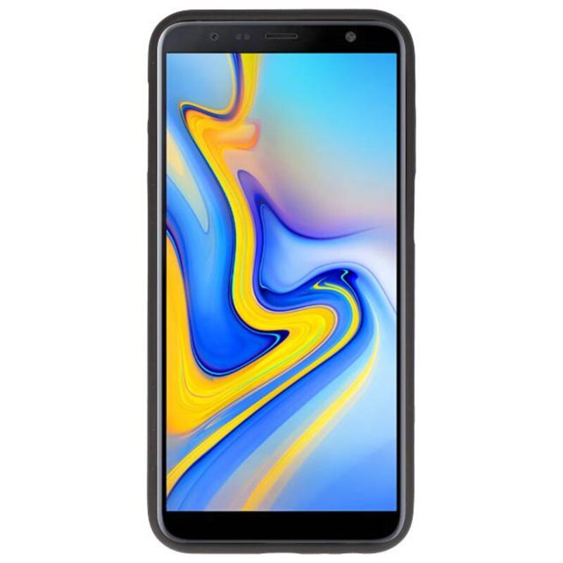Farve TPU Taske til Samsung Galaxy J6 Plus Black
