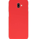 Funda TPU Color para Samsung Galaxy J6 Plus Rojo