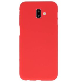 Color TPU Hoesje voor Samsung Galaxy J6 Plus Rood