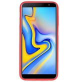 Funda TPU Color para Samsung Galaxy J6 Plus Rojo
