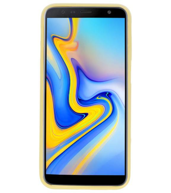 Custodia in TPU per Samsung Galaxy J6 Plus Yellow