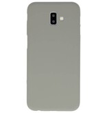 Farve TPU Taske til Samsung Galaxy J6 Plus Grå