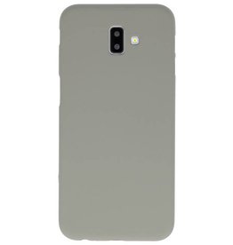 Funda TPU en color para Samsung Galaxy J6 Plus gris