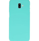 Coque TPU couleur pour Samsung Galaxy J6 Plus Turquoise