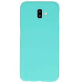 Coque TPU couleur pour Samsung Galaxy J6 Plus Turquoise