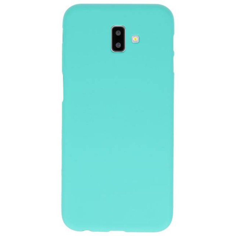 Funda TPU en color para Samsung Galaxy J6 Plus turquesa