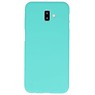 Coque TPU couleur pour Samsung Galaxy J6 Plus Turquoise