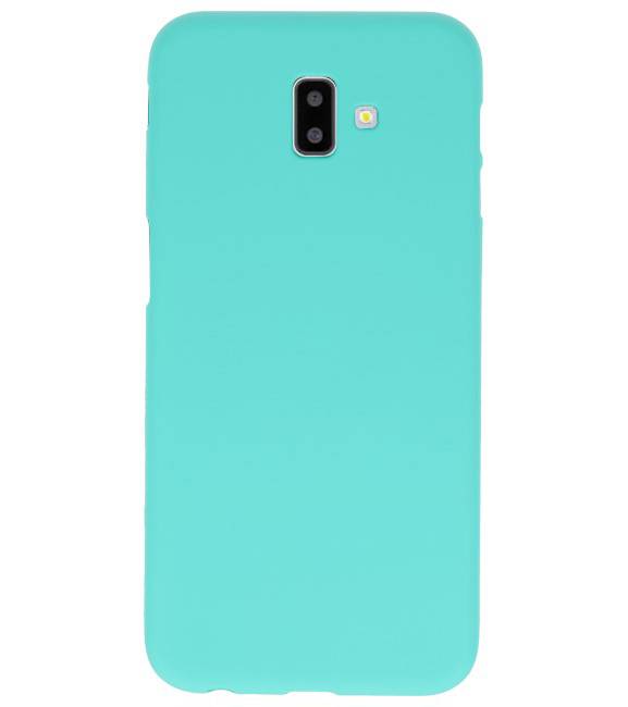 Coque TPU couleur pour Samsung Galaxy J6 Plus Turquoise