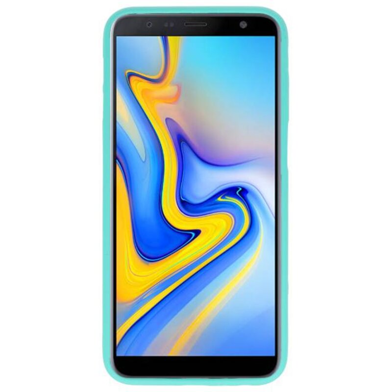 Funda TPU en color para Samsung Galaxy J6 Plus turquesa