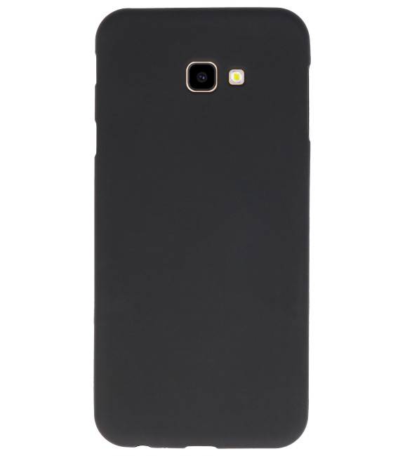 Coque TPU Couleur pour Samsung Galaxy J4 Plus Noir