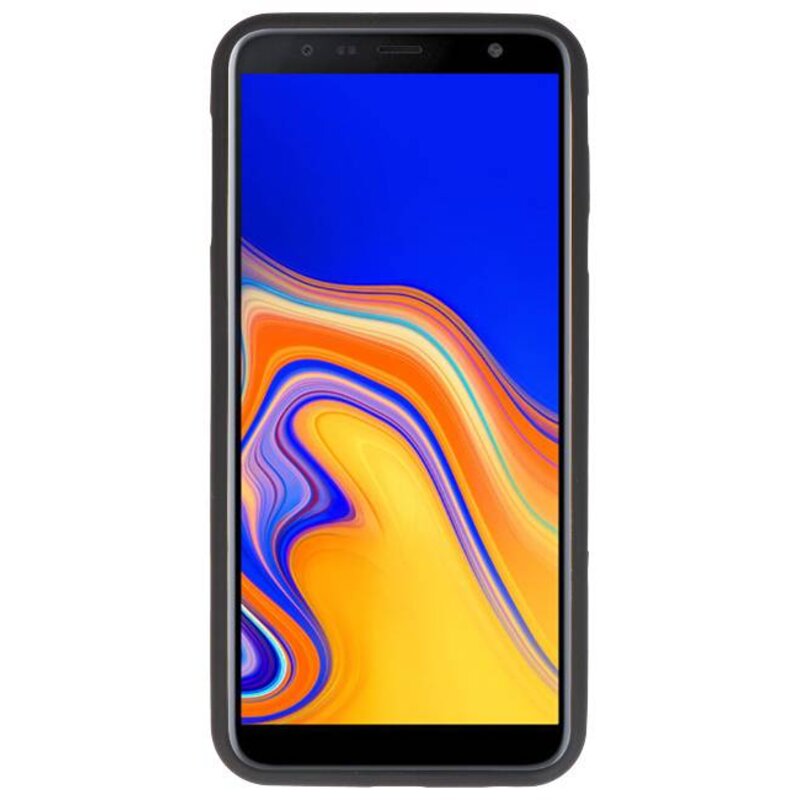 Farve TPU Taske til Samsung Galaxy J4 Plus Black