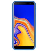 Farve TPU Taske til Samsung Galaxy J4 Plus Navy