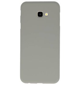 Coque TPU couleur pour Samsung Galaxy J4 Plus Gris