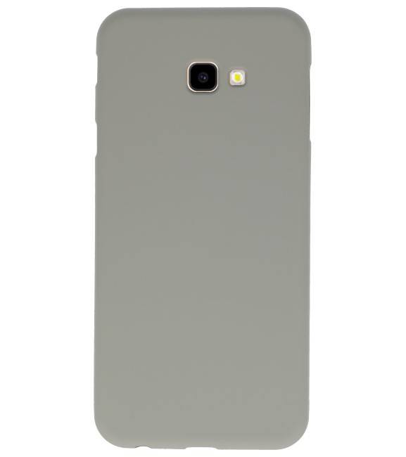 Color TPU Case for Samsung Galaxy J4 Plus Gray