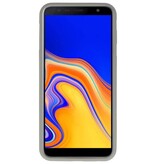 Coque TPU couleur pour Samsung Galaxy J4 Plus Gris