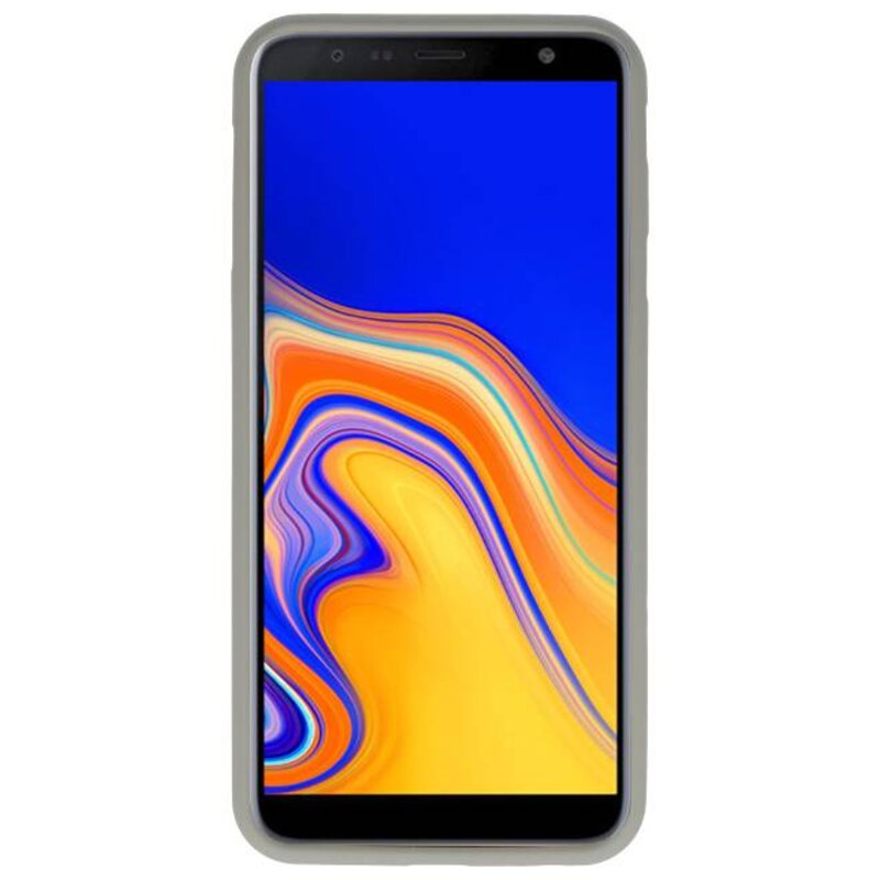 Custodia in TPU per Samsung Galaxy J4 Plus Grigio