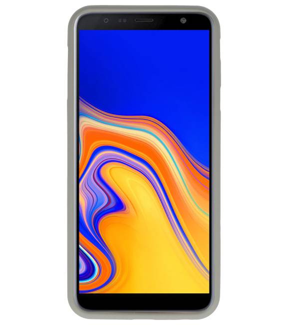 Coque TPU couleur pour Samsung Galaxy J4 Plus Gris