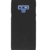 Coque TPU Couleur pour Samsung Galaxy Note 9 Noir