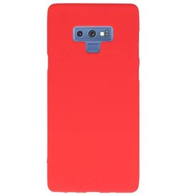 Coque TPU Couleur pour Samsung Galaxy Note 9 Rouge