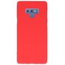 Coque TPU Couleur pour Samsung Galaxy Note 9 Rouge