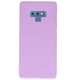 Coque TPU Couleur pour Samsung Galaxy Note 9 Violet