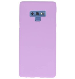 Coque TPU Couleur pour Samsung Galaxy Note 9 Violet