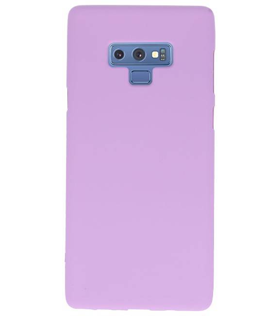 Farve TPU Taske til Samsung Galaxy Note 9 Lilla