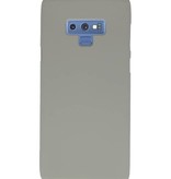 Coque TPU couleur pour Samsung Galaxy Note 9 Grey