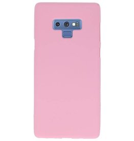 Coque TPU Couleur pour Samsung Galaxy Note 9 Rose