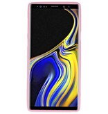Coque TPU Couleur pour Samsung Galaxy Note 9 Rose