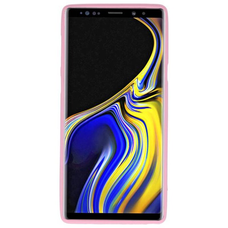 Coque TPU Couleur pour Samsung Galaxy Note 9 Rose
